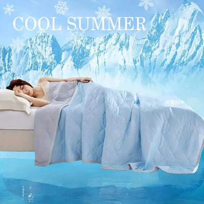 1pc Large Dual-Sided Soft & Lightweight Summer Cooling Blanket