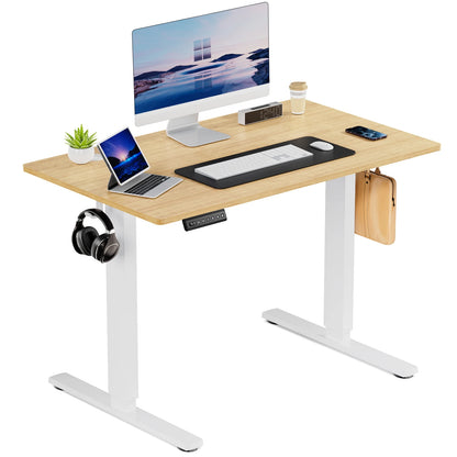 Sit, Standup Adjustable 40"x24" Computer Desk Workstation
