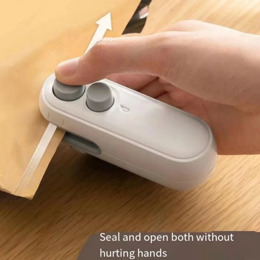 2-in-1 Bag Sealer & Cutter, Portable, Rechargeable