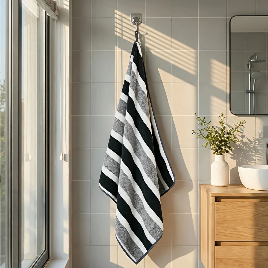 Ultra-Soft Coral Fleece Towel Set, Quick-Dry, Cozy Texture