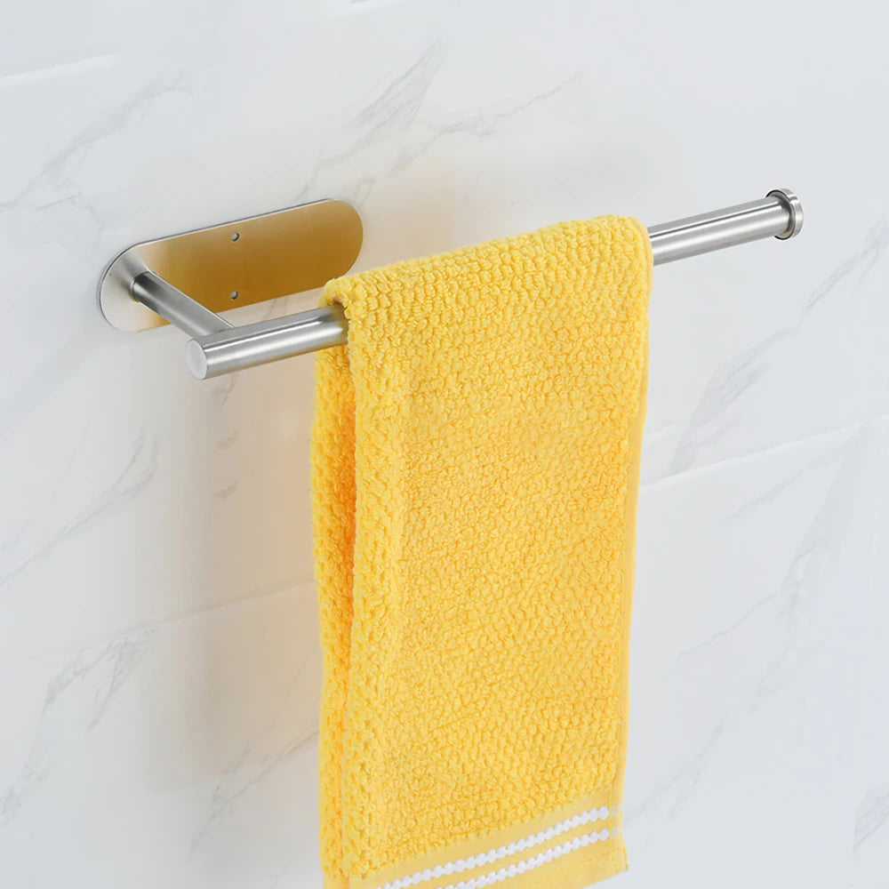 Hand Towel Holder for Bathroom, Kitchen, Adhesive