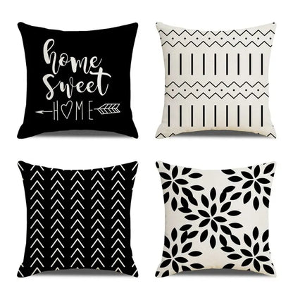 4pc, 18"x18" Decorative Throw Pillow Covers