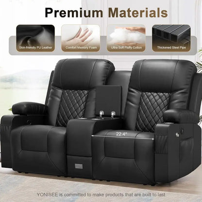 Dual Reclining Loveseat w/Storage, USB Ports, Cup and Phone Holders