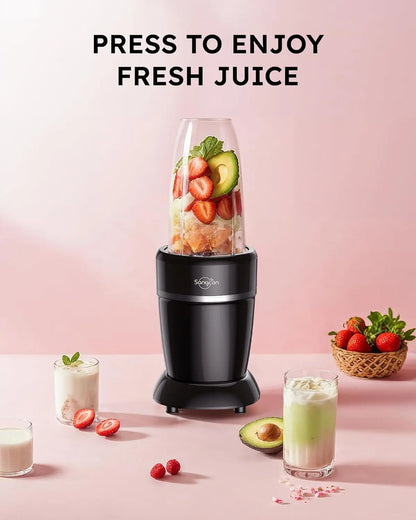 1000W Portable Smoothie Blender with 3 Cups,