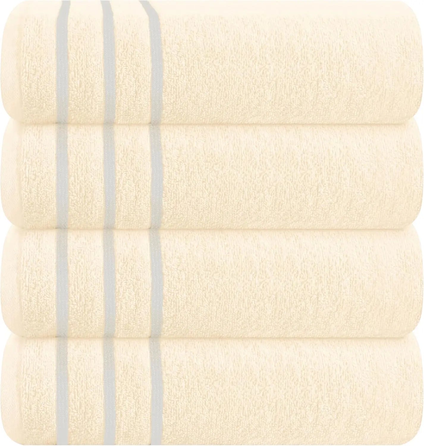 2pc Oversized Bath Towels 28x55" – Ultra Absorbent Quick-Dry
