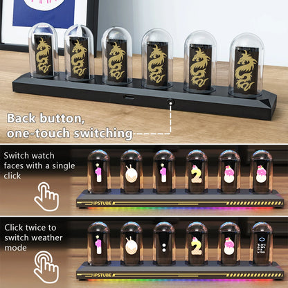 Night Light, Digital Clock, Nixie Tube Kit Simulation