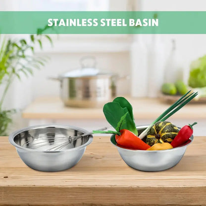 12 Pcs Stainless Steel Mixing Bowls,