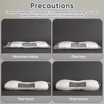 (2) High Quality Neck Massage Pillows, Ergonomic Orthopedic Support