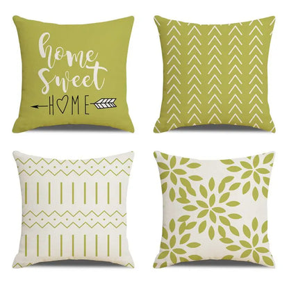 4pc, 18"x18" Decorative Throw Pillow Covers