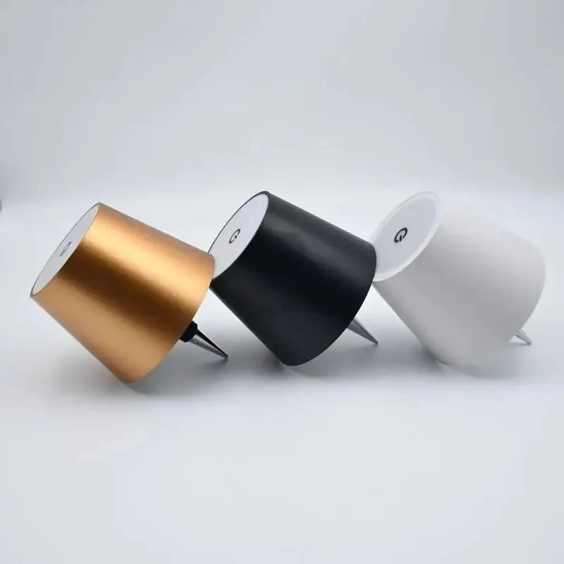 Wireless Touch Mini LED Lamp, Rechargeable Dimmable Warm Light