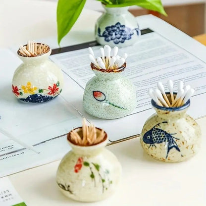 1pc Chinese Style Ceramic Small Vases