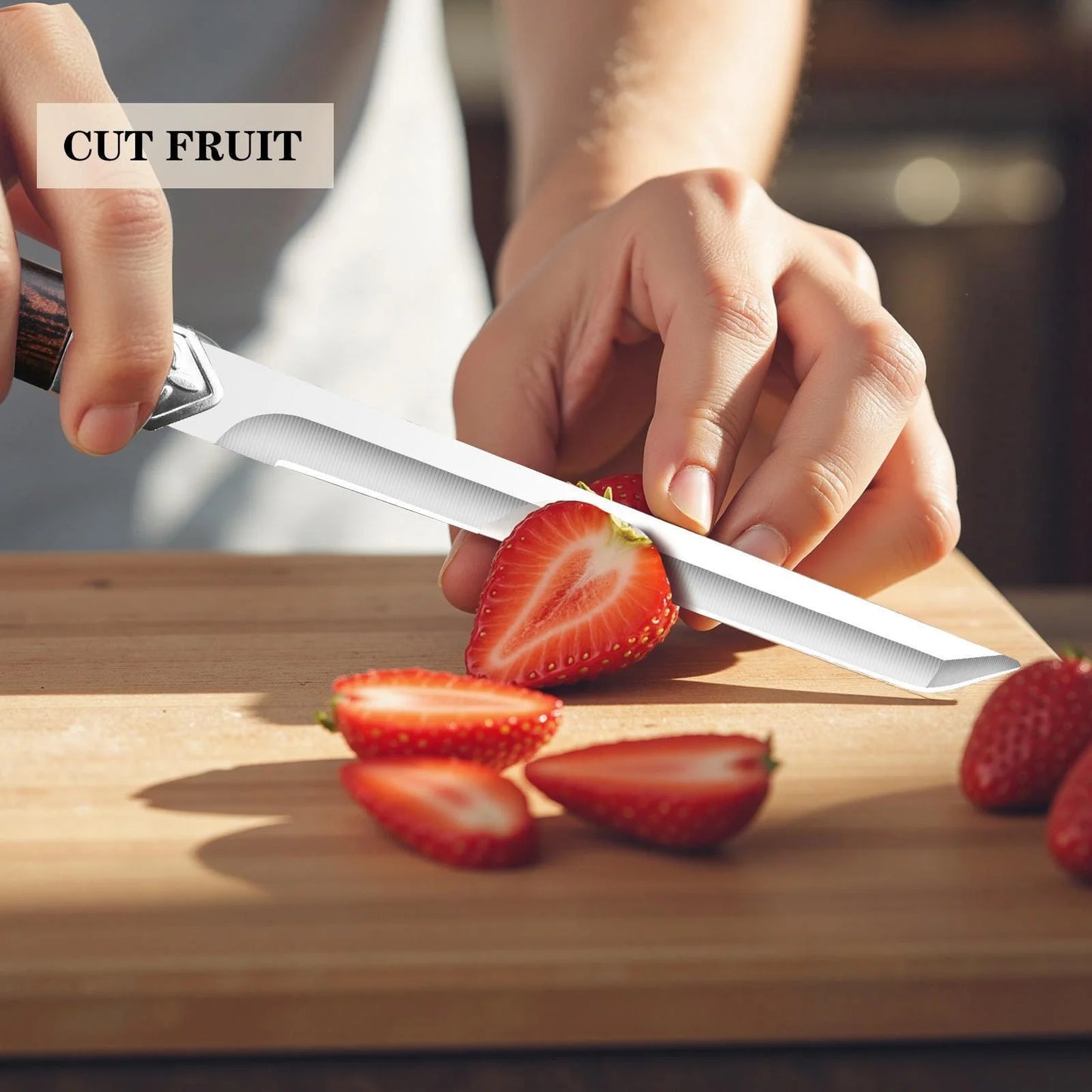 5pc Set of Forged Sharp Blade Boning, Slicing, Cutting Knives