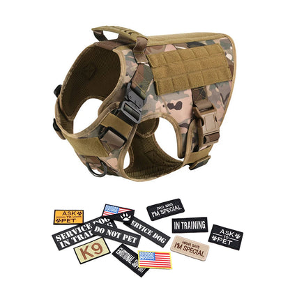 Training Vests, Tactical Dogs Harnesses w/Accessories