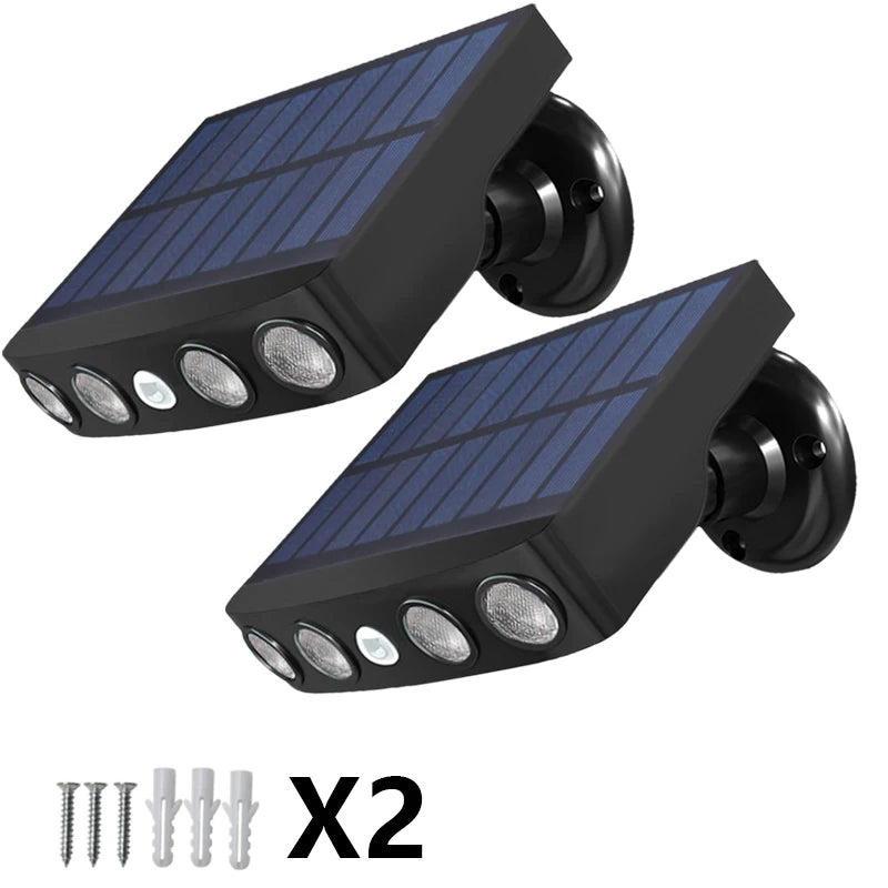 4 LED Flush Mount Light, Motion Sensor Security Spotlight