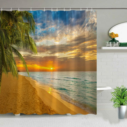 Hawaii Landscape Outdoor Shower Curtain I