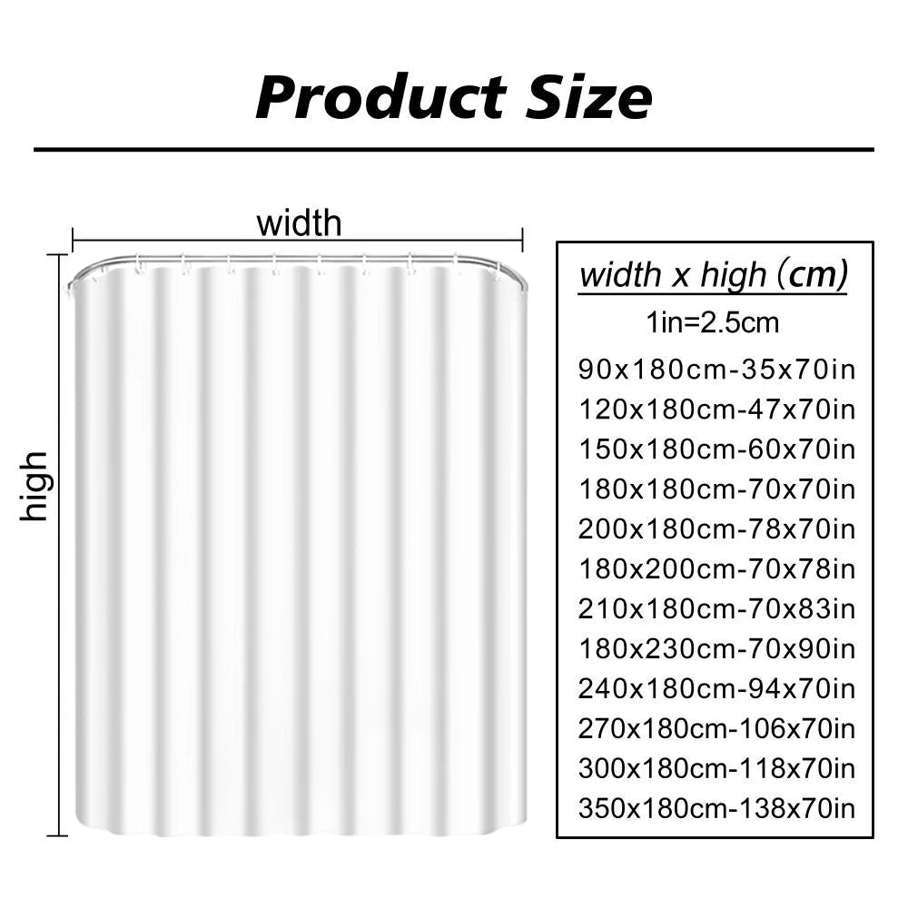 Scenic Shower Curtain Tropical Waterfall, Landscape Nature