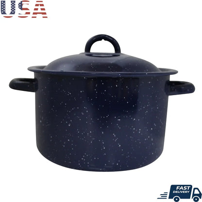 Stylish 6qt Heavy Duty Enamel Stock Pot