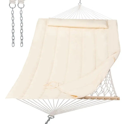 475 lbs. Capacity, Two Person Backyard Hammock with Pad