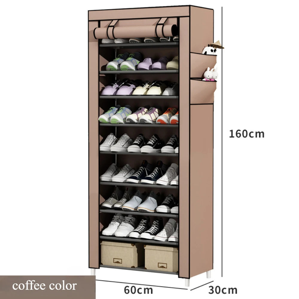 Multi-layer Dustproof Shoe Cabinet, Organizer