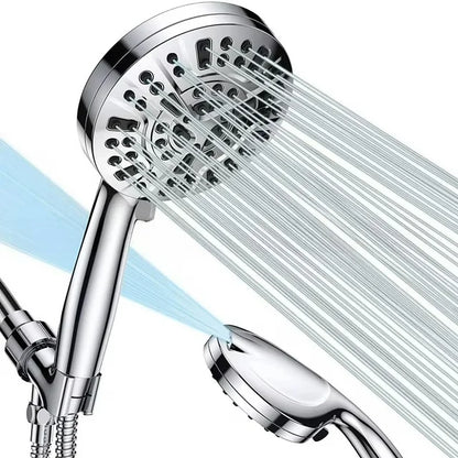 10 Mode Shower Head w/Handheld w/59" Stainless Hose