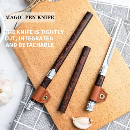 5pc Set of Forged Sharp Blade Boning, Slicing, Cutting Knives