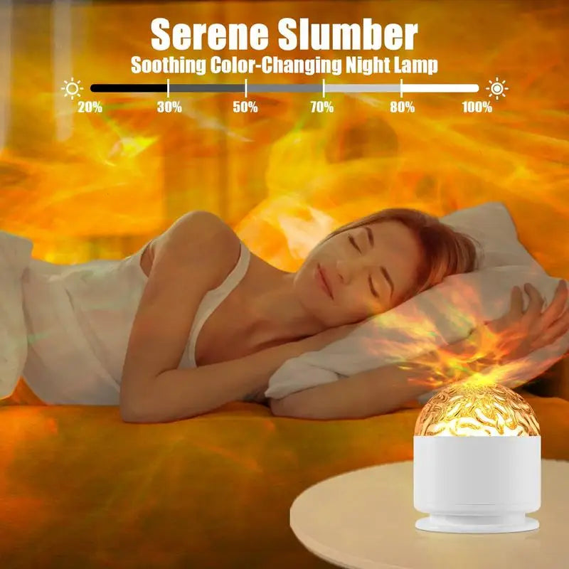 Starry Sky Night Light Projector with Rotating Stars, Soft Glow