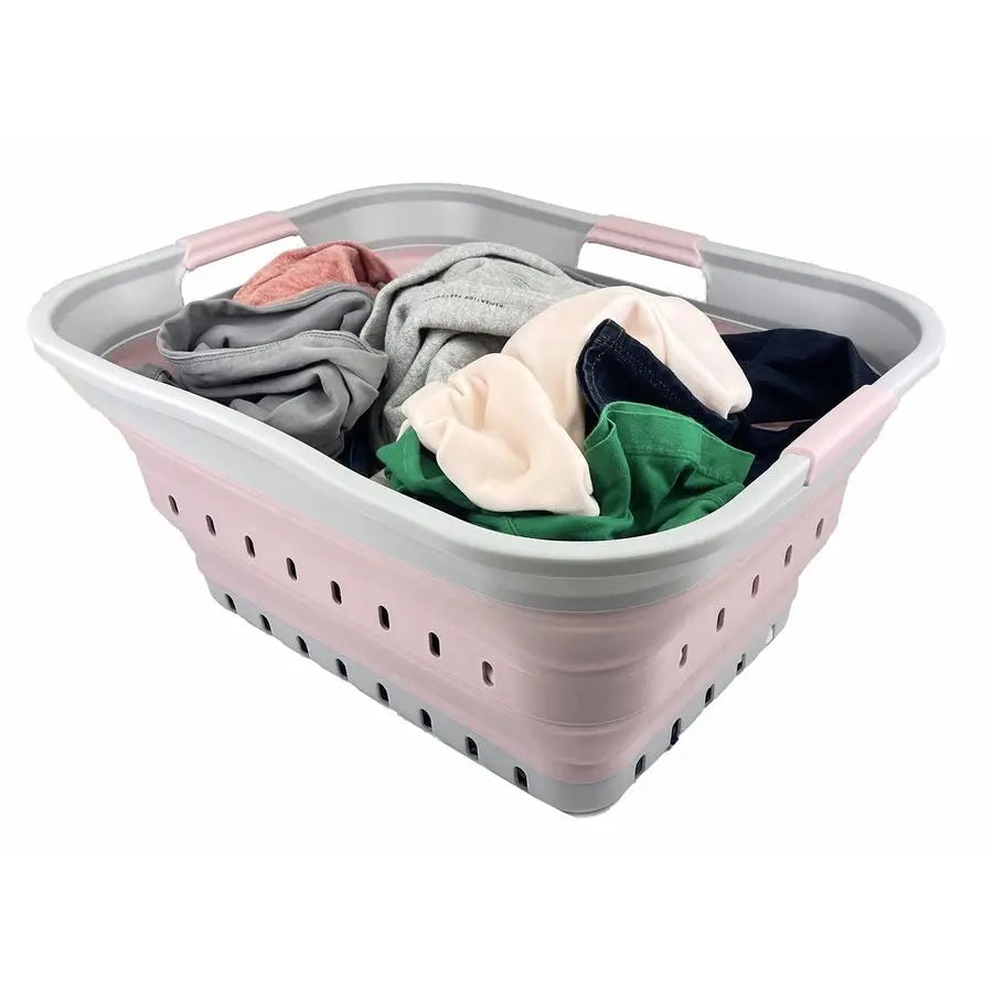 11 gallon Collapsible Plastic Laundry Basket