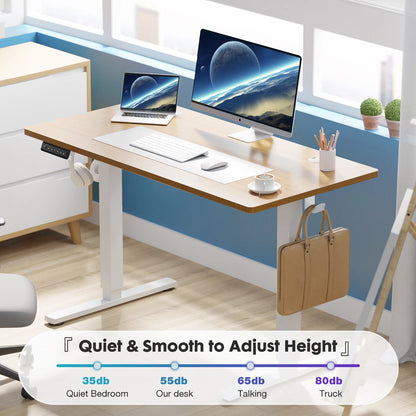 Sit, Standup Adjustable 40"x24" Computer Desk Workstation