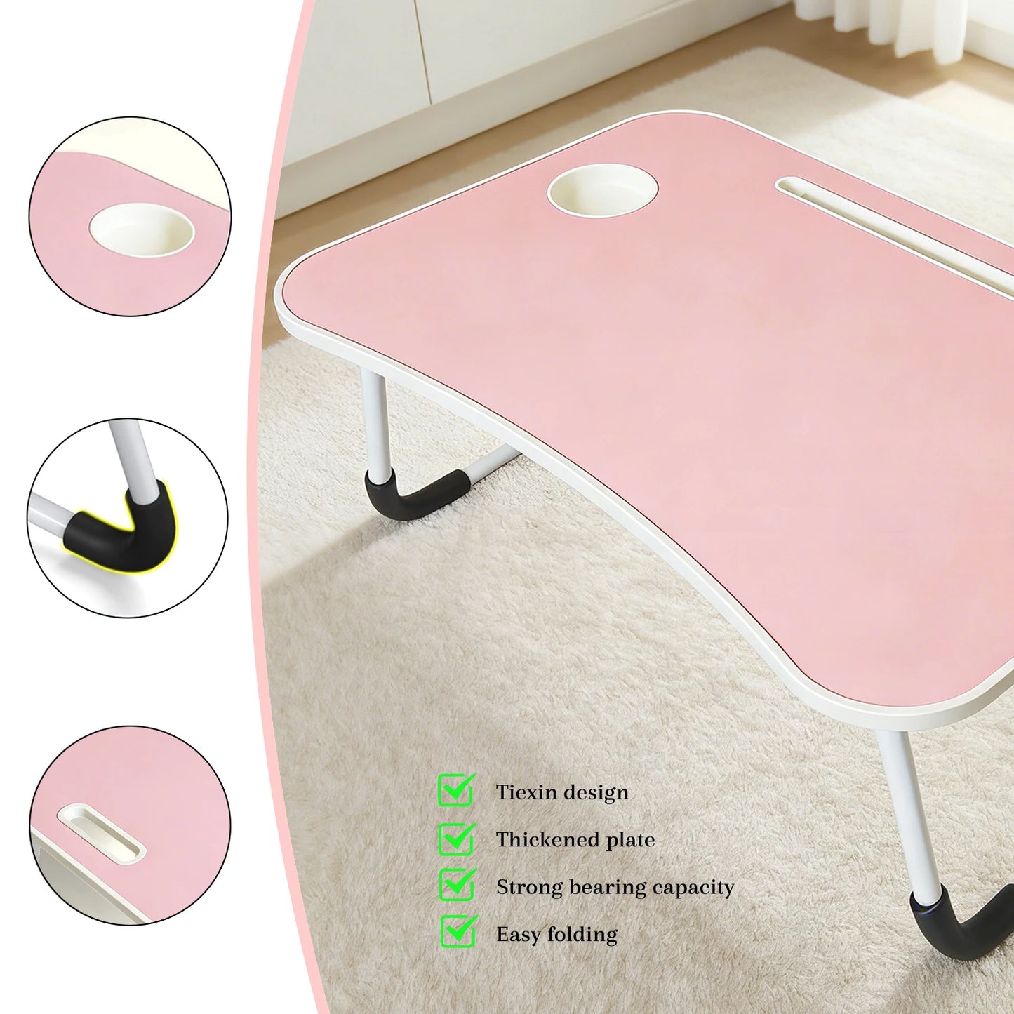 Simple, Sturdy, Durable, Small Bed Top Table