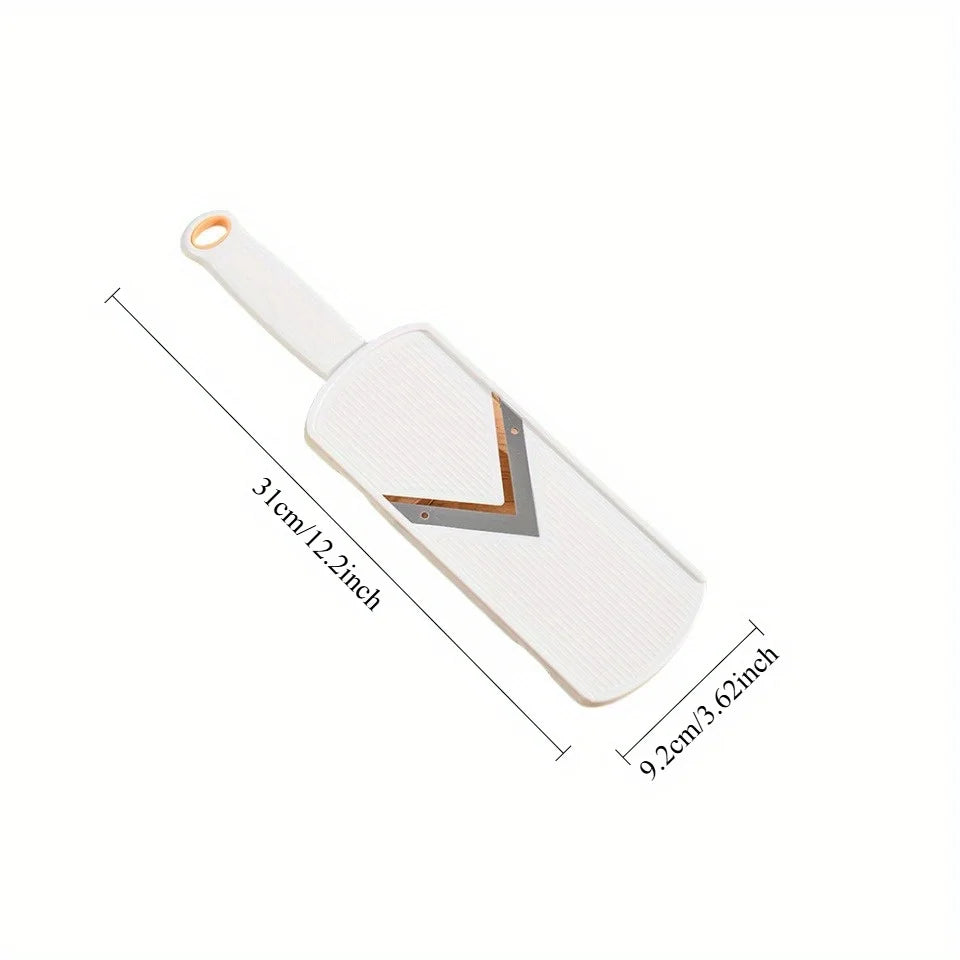Plastic Vegetable Slicer, Cabbage Shredder w/Stainless Steel Blade