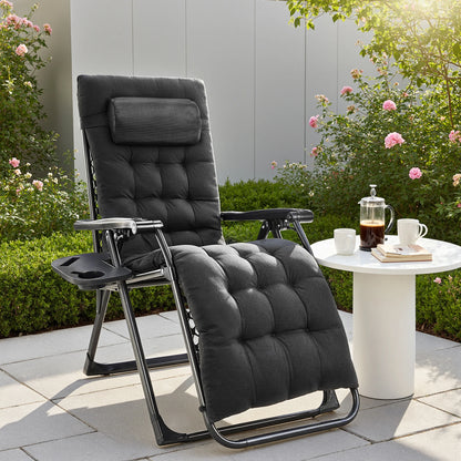 Folding Zero Gravity Recliner, Patio Lounge Chair