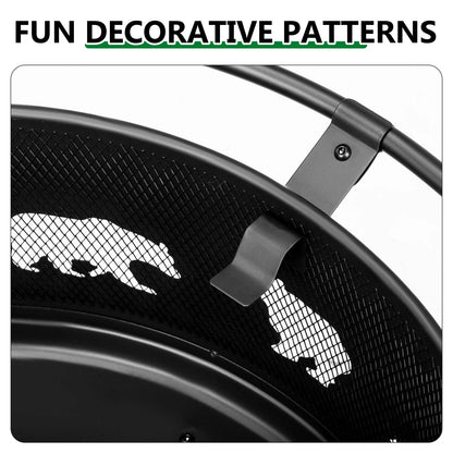 30 In Outdoor Wood Burning Fire Pit