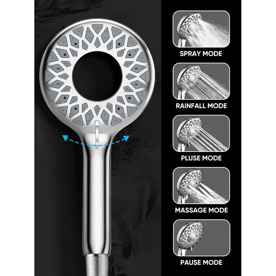 High Pressure Rain Shower Combo w/Handheld, 2 Modes