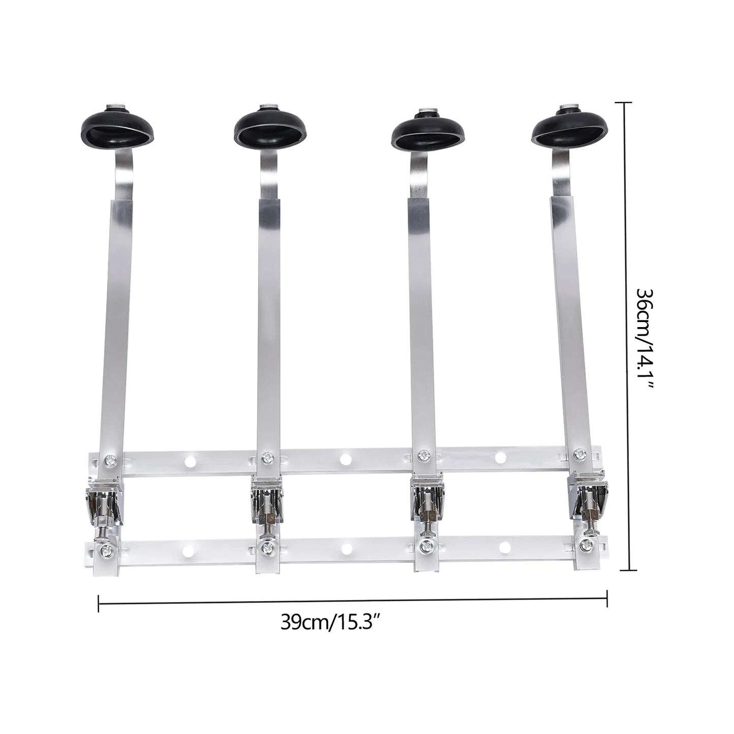 4 Bottle Wall Mounted Alcohol Liquor Cocktail Beer Butler