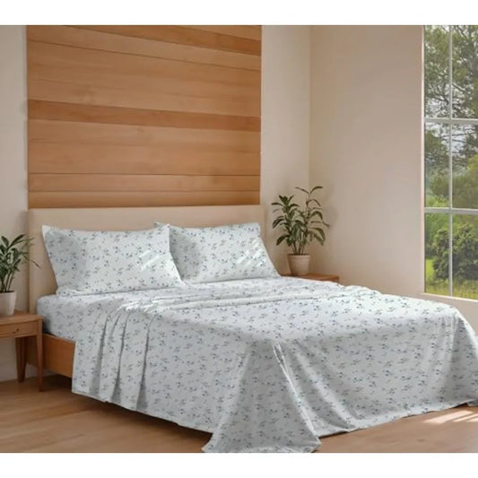 100% Cotton Organic Percale Sheets 15" POCKET, Cooling