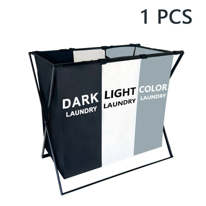 3 Sections, Large Laundry Hamper