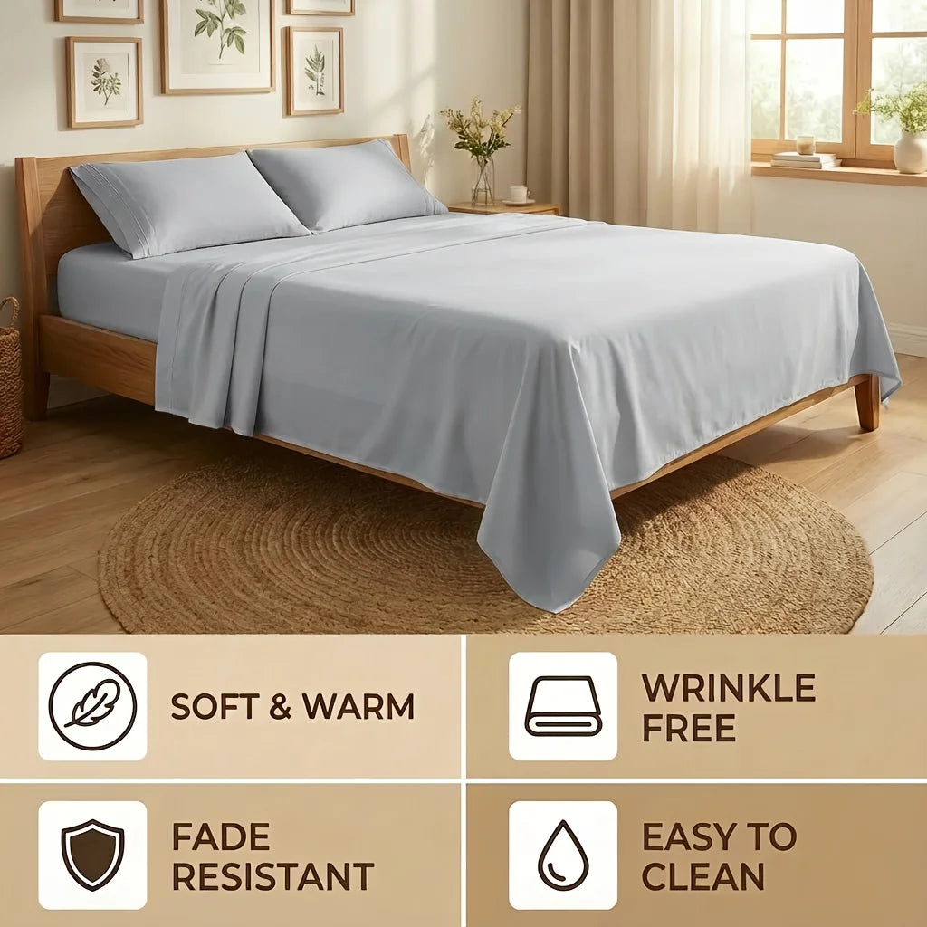 Cooling Bamboo Sheets Sets, All Sizes and California King
