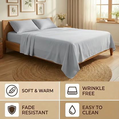 Cooling Bamboo Sheets Sets, All Sizes and California King