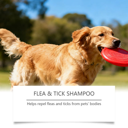 Gentle Anti Flea Tick Dog, Cat Grooming Shampoo