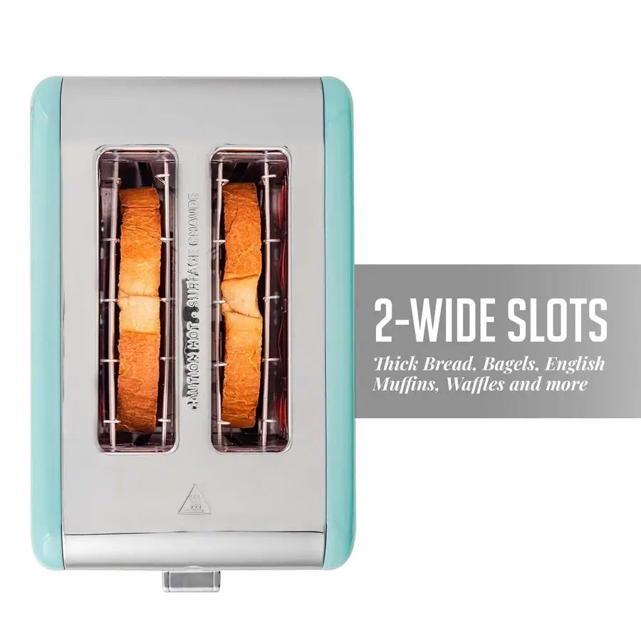 Compact Toaster with 6hade Browning Selector