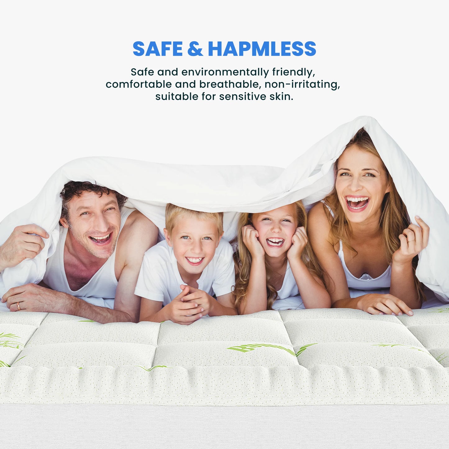 Size Soft Mattress Topper Made from Bamboo, 5 Sizes