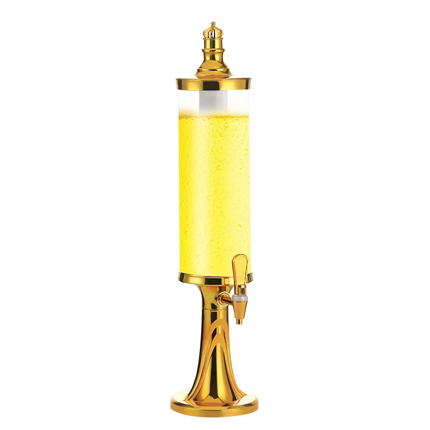 3L Beverage Tower Dispenser, LED Lights