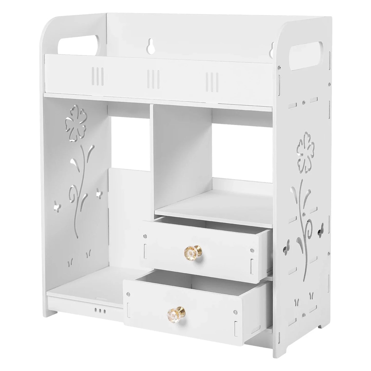 Bathroom Wall Mounted Wall Cabinet with 2 Drawers