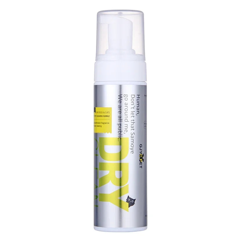 200ML Pet Dry Cleaning Foam Without Rinse Dog Cat Puppy Shower Gel