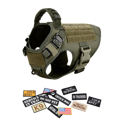 Training Vests, Tactical Dogs Harnesses w/Accessories