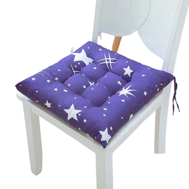 1pc Cotton Upholstered Soft Padded Cushion