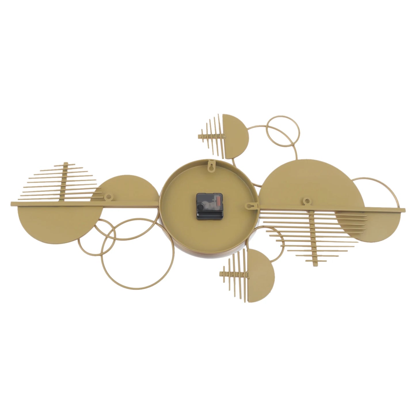 Creative Modern Metal Wall Clock, Silent Operation