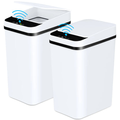 12L Motion Sensor Trash Bins 2 Pack