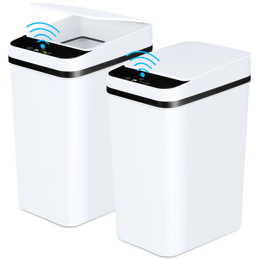 12L Motion Sensor Trash Bins 2 Pack