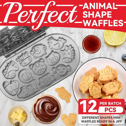 Mini Pancakes Maker,12 Different Animal Molds